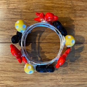 Custom Mickey Bangle Wire Bracelets